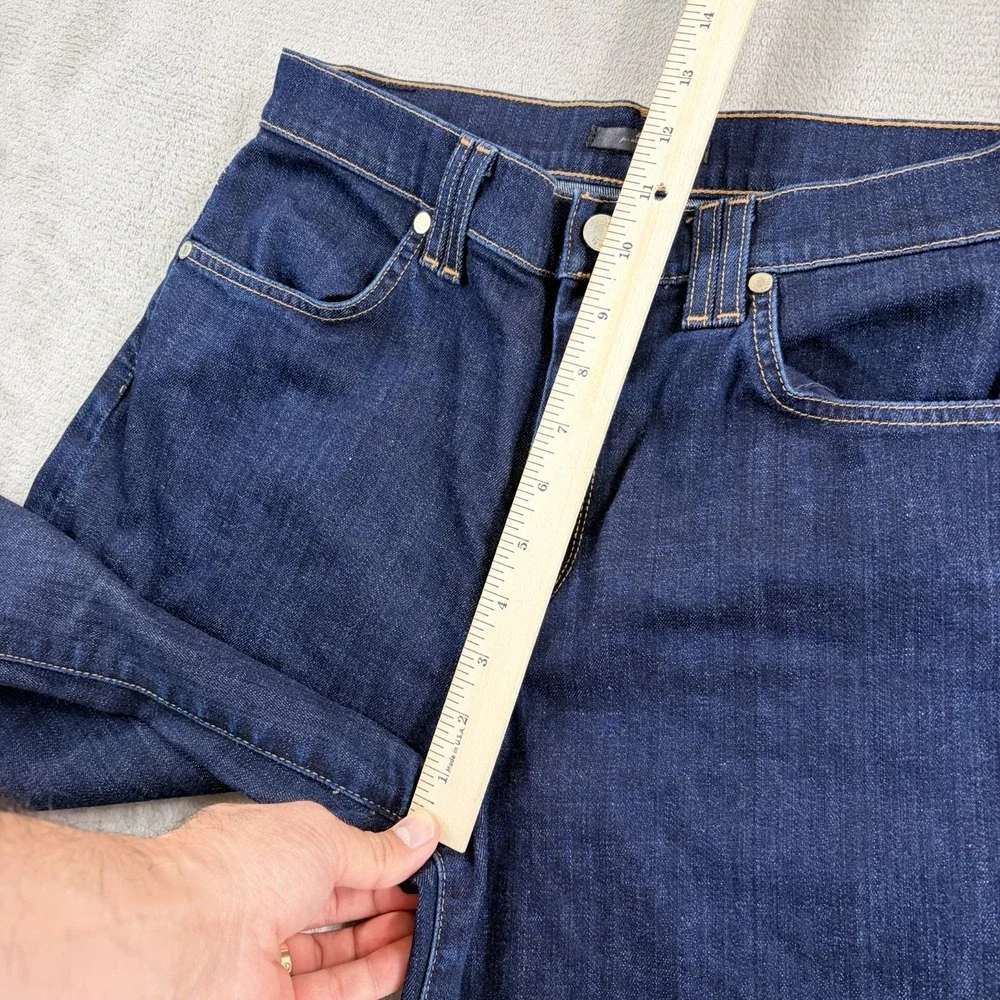 Seven for All Mankind Wide Leg Jeans Blue Denim Women 29 High Waist Designer